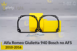 Перехідна рамка для Alfa Romeo Giulietta 940 Bosch no AFS (2010-2016)