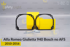 Переходная рамка для Alfa Romeo Giulietta 940 Bosch no AFS (2010-2016)