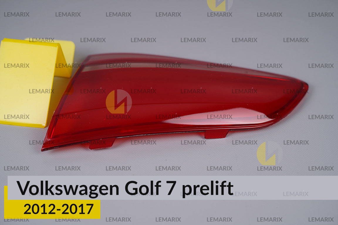Скло заднього ліхтаря внутрішнє в кришці багажника VW Volkswagen Golf 7 (2012-2017) дорест праве
