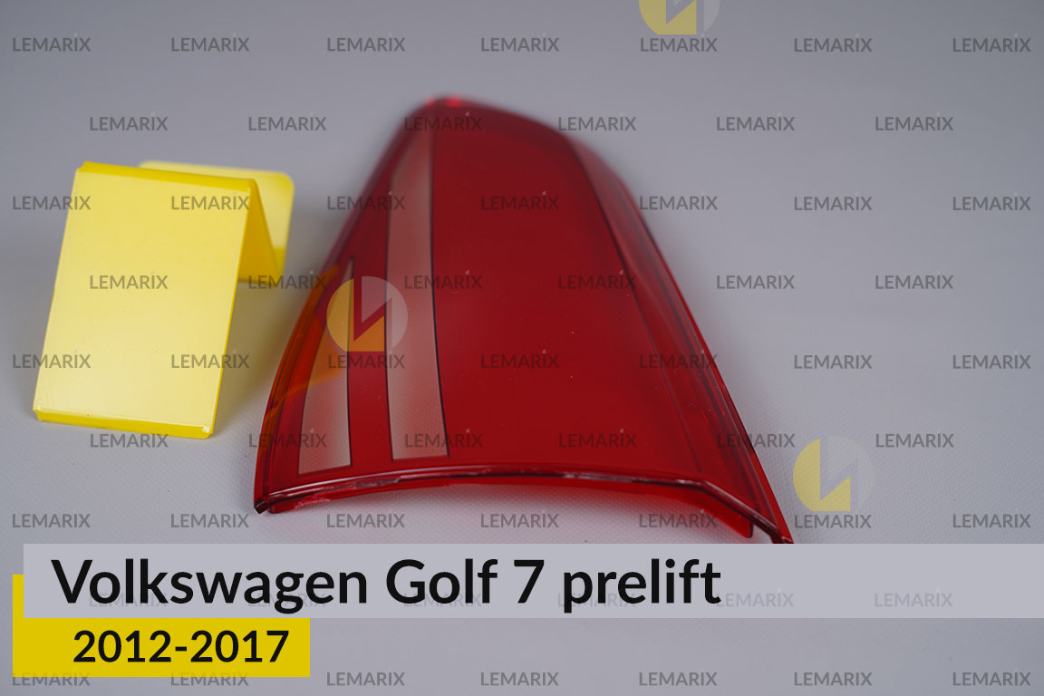 Скло заднього ліхтаря внутрішнє в кришці багажника VW Volkswagen Golf 7 (2012-2017) дорест праве
