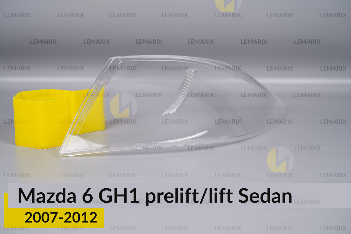 Скло заднього ліхтаря зовнішнє в крилі Mazda 6 GH1 Sedan (2007-2012) дорест/рест праве