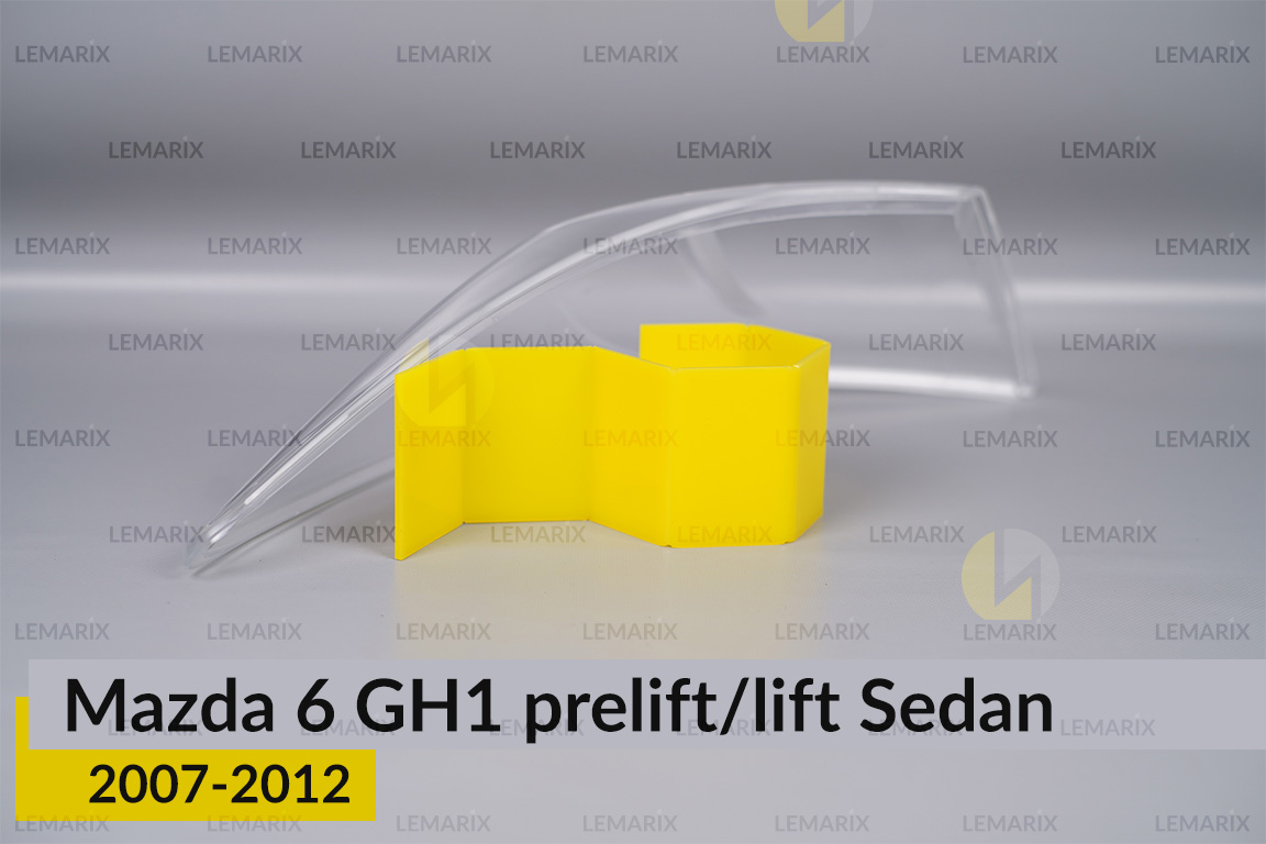 Скло заднього ліхтаря зовнішнє в крилі Mazda 6 GH1 Sedan (2007-2012) дорест/рест праве