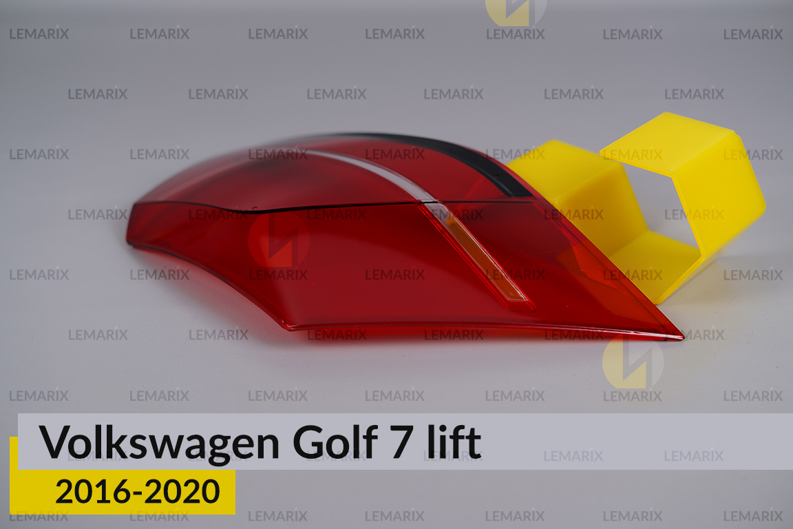Скло заднього ліхтаря зовнішнє в крилі VW Volkswagen Golf 7 (2016-2020) рест ліве