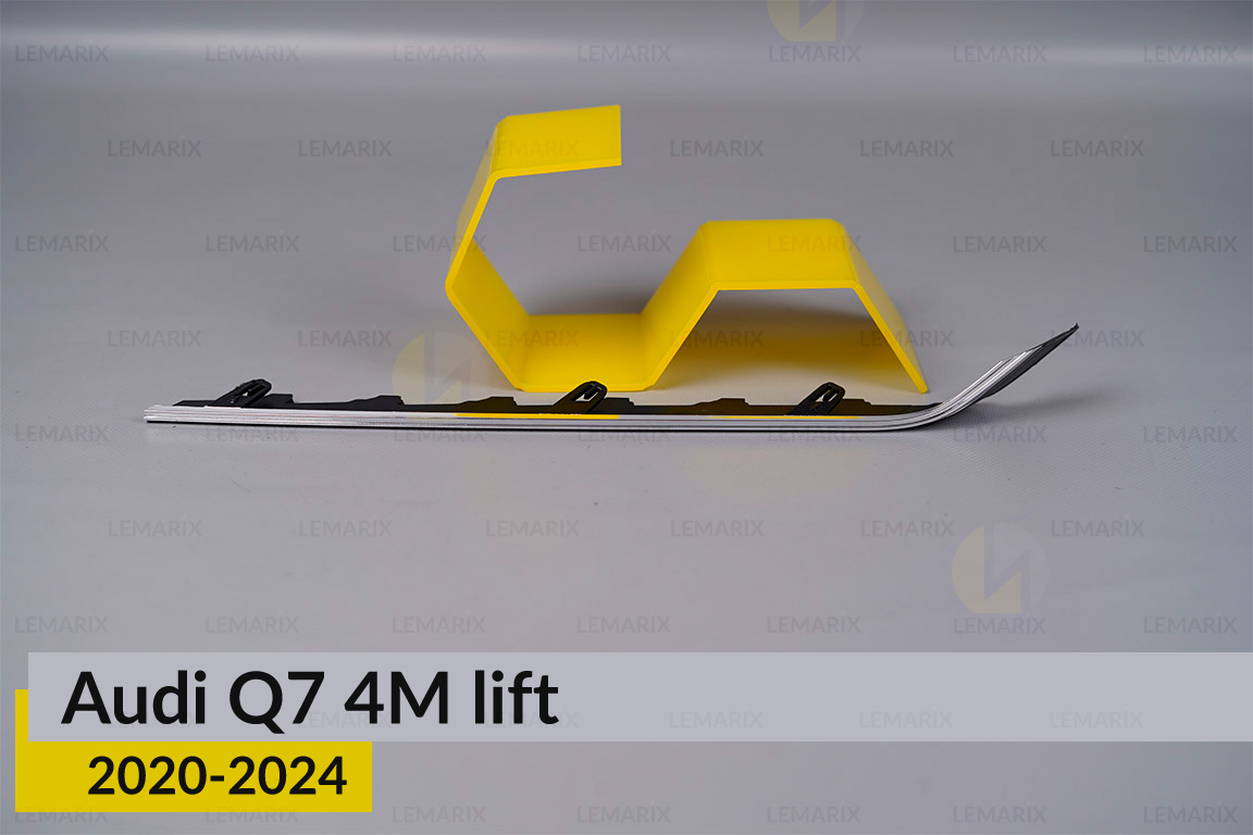 Хромована декоративна маска нижня Audi Q7 4M (2020-2024) рест права