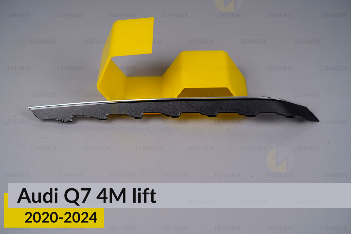 Хромована декоративна маска нижня Audi Q7 4M (2020-2024) рест права