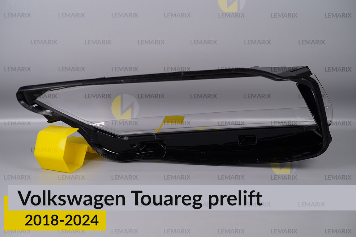 Скло фари VW Volkswagen Touareg (2018-2024) дорест ліве