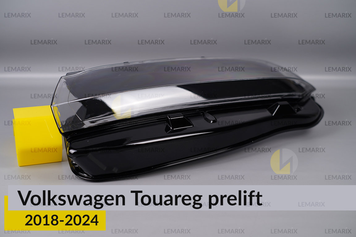 Скло фари VW Volkswagen Touareg (2018-2024) дорест ліве