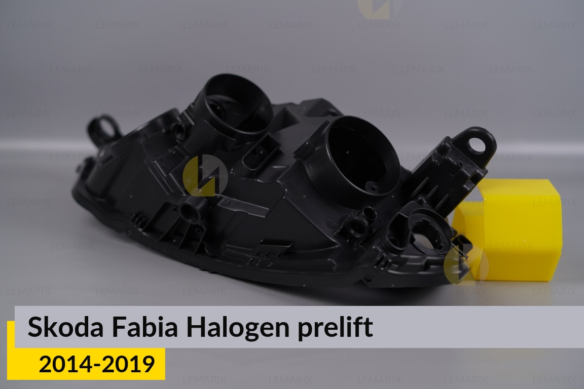 Корпус фари Skoda Fabia Halogen (2014-2019) дорест лівий