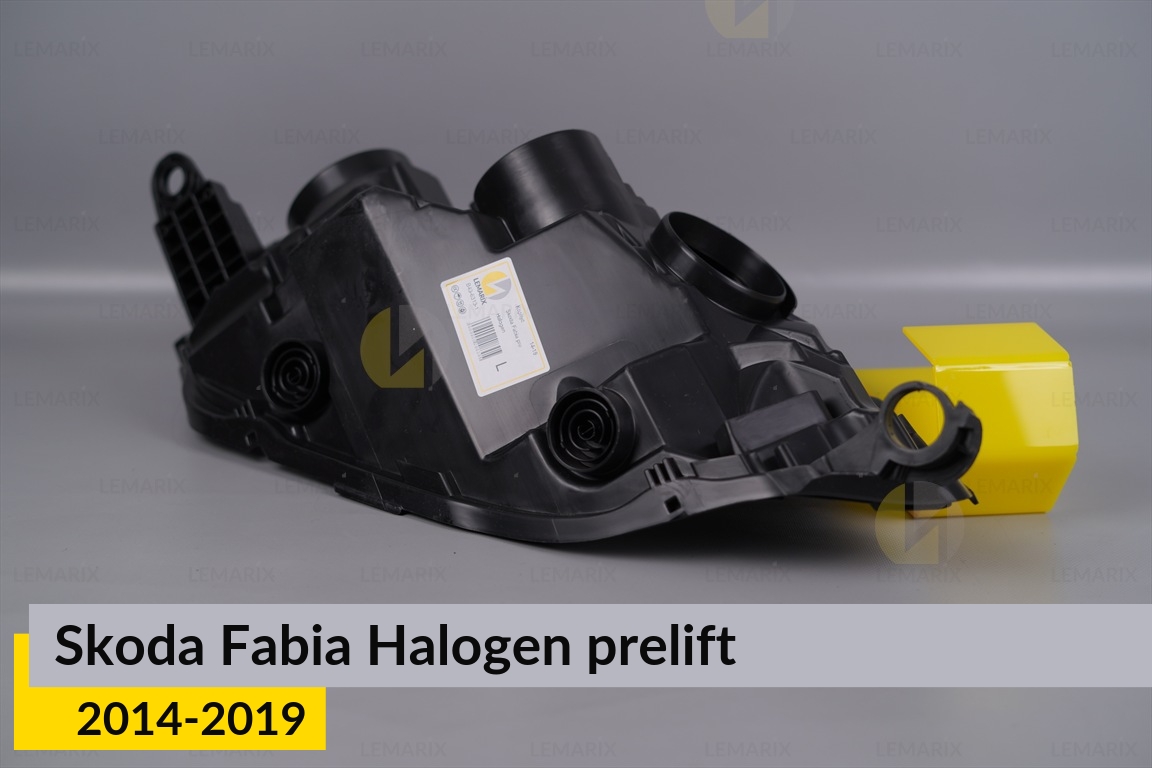 Корпус фари Skoda Fabia Halogen (2014-2019) дорест лівий
