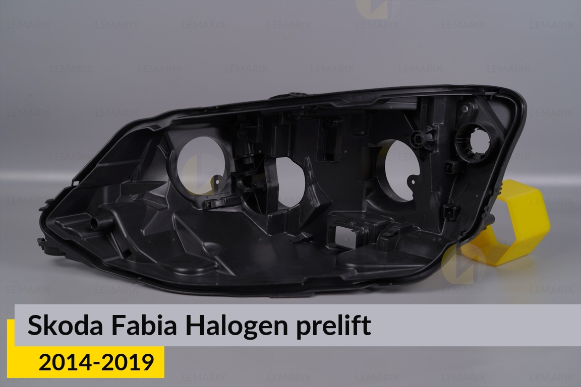 Корпус фари Skoda Fabia Halogen (2014-2019) дорест лівий