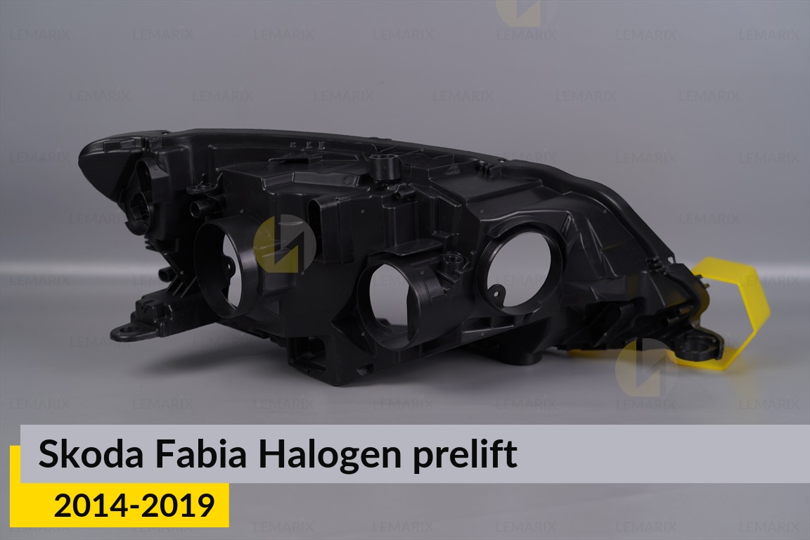 Корпус фари Skoda Fabia Halogen (2014-2019) дорест лівий