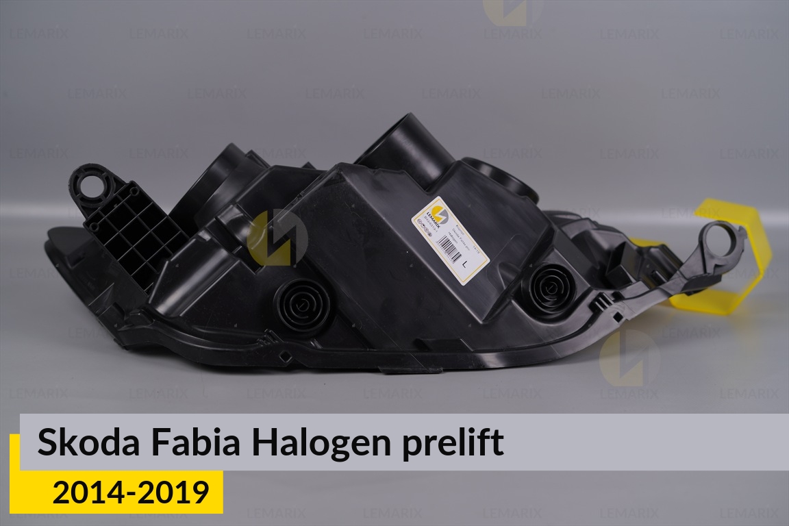 Корпус фари Skoda Fabia Halogen (2014-2019) дорест лівий