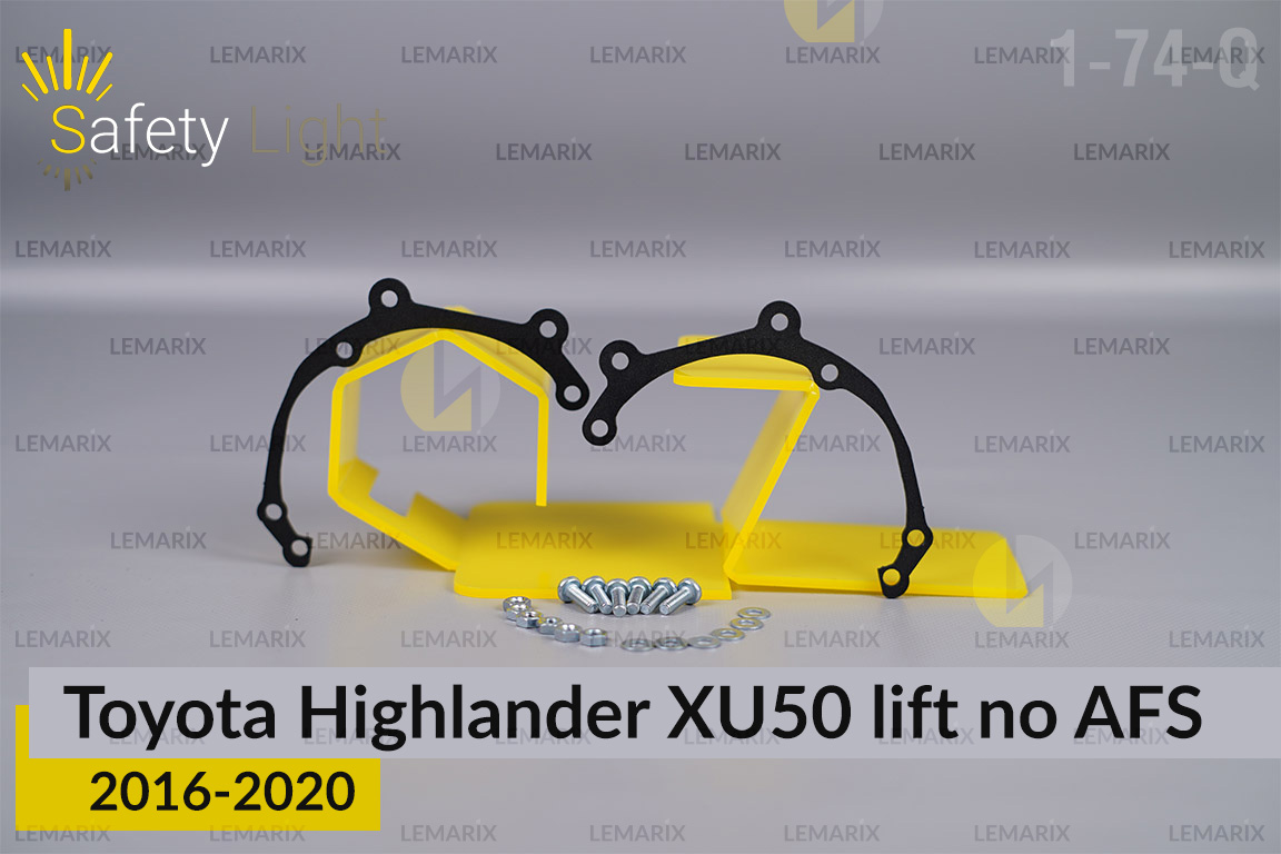 Перехідна рамка для Toyota Highlander XU50 no AFS (2016-2020) рест