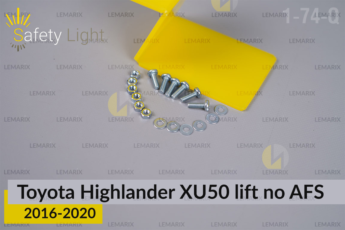 Перехідна рамка для Toyota Highlander XU50 no AFS (2016-2020) рест