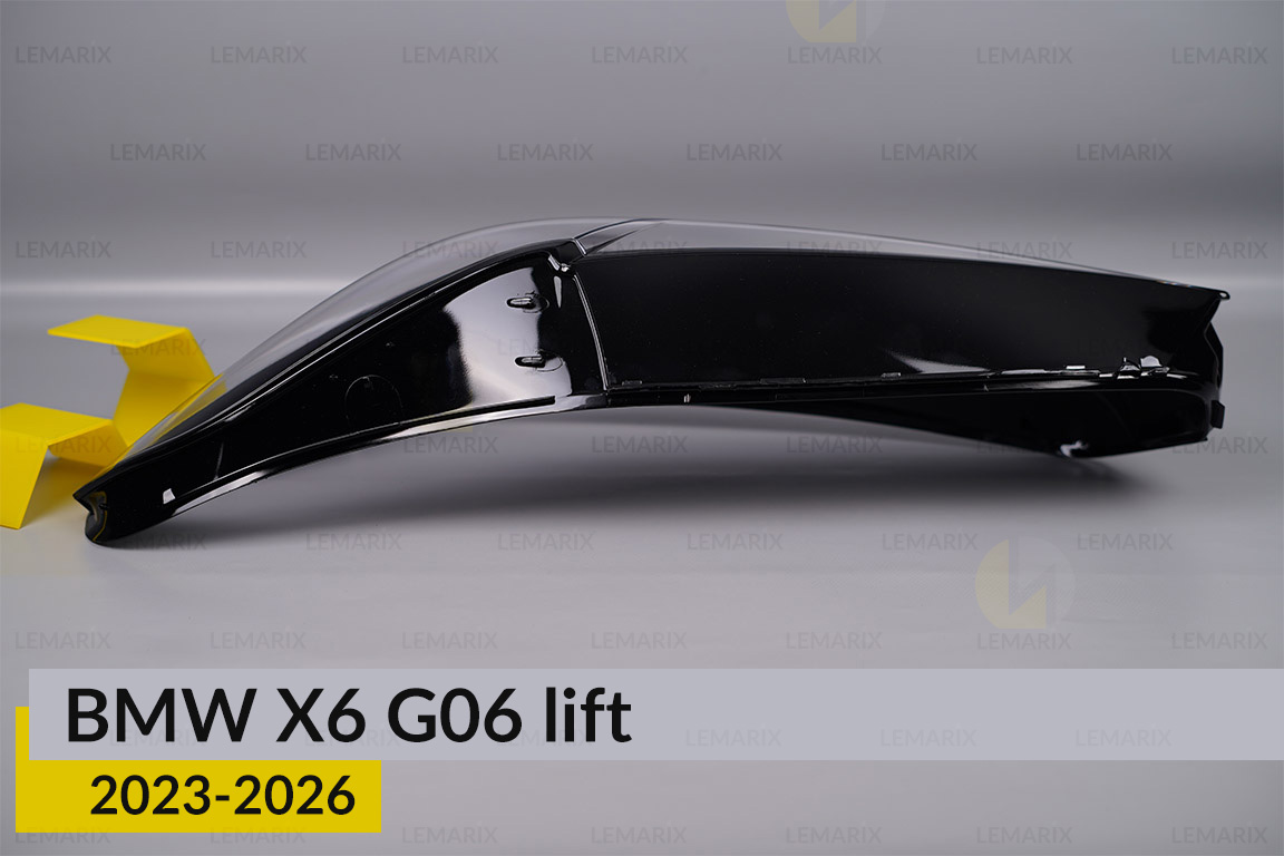 Скло фари BMW X6 G06 (2023-2026) рест ліве