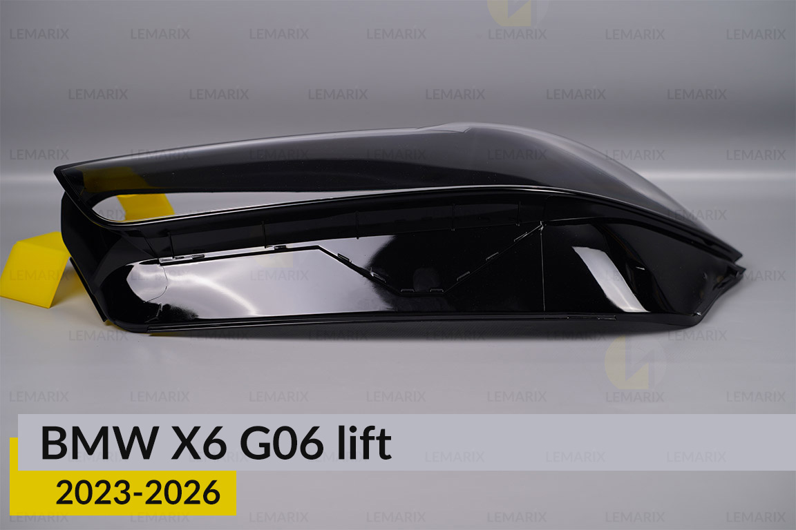 Скло фари BMW X6 G06 (2023-2026) рест ліве