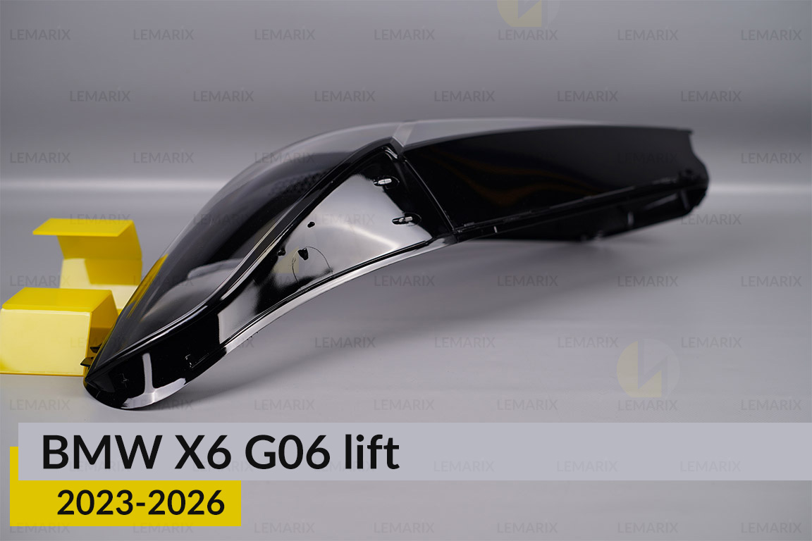 Скло фари BMW X6 G06 (2023-2026) рест ліве