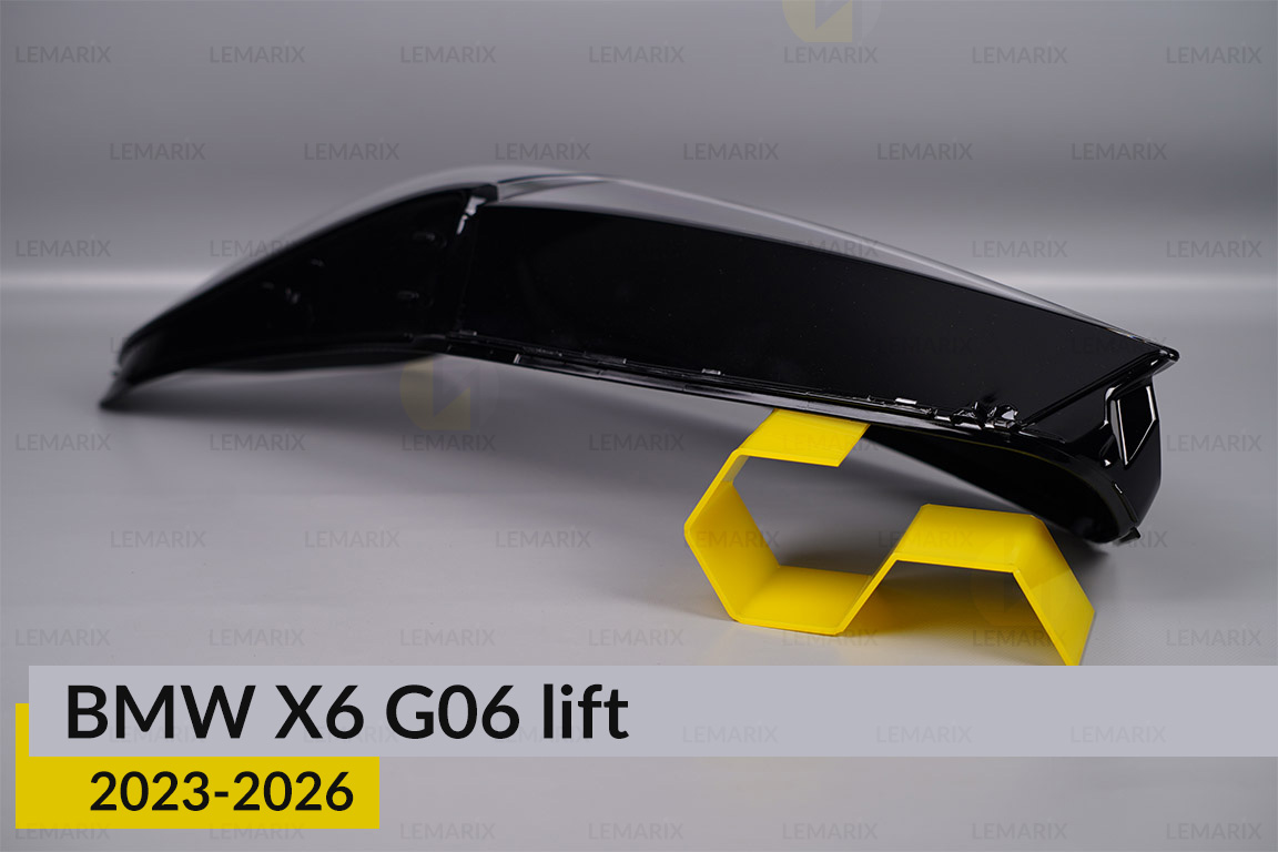 Скло фари BMW X6 G06 (2023-2026) рест ліве