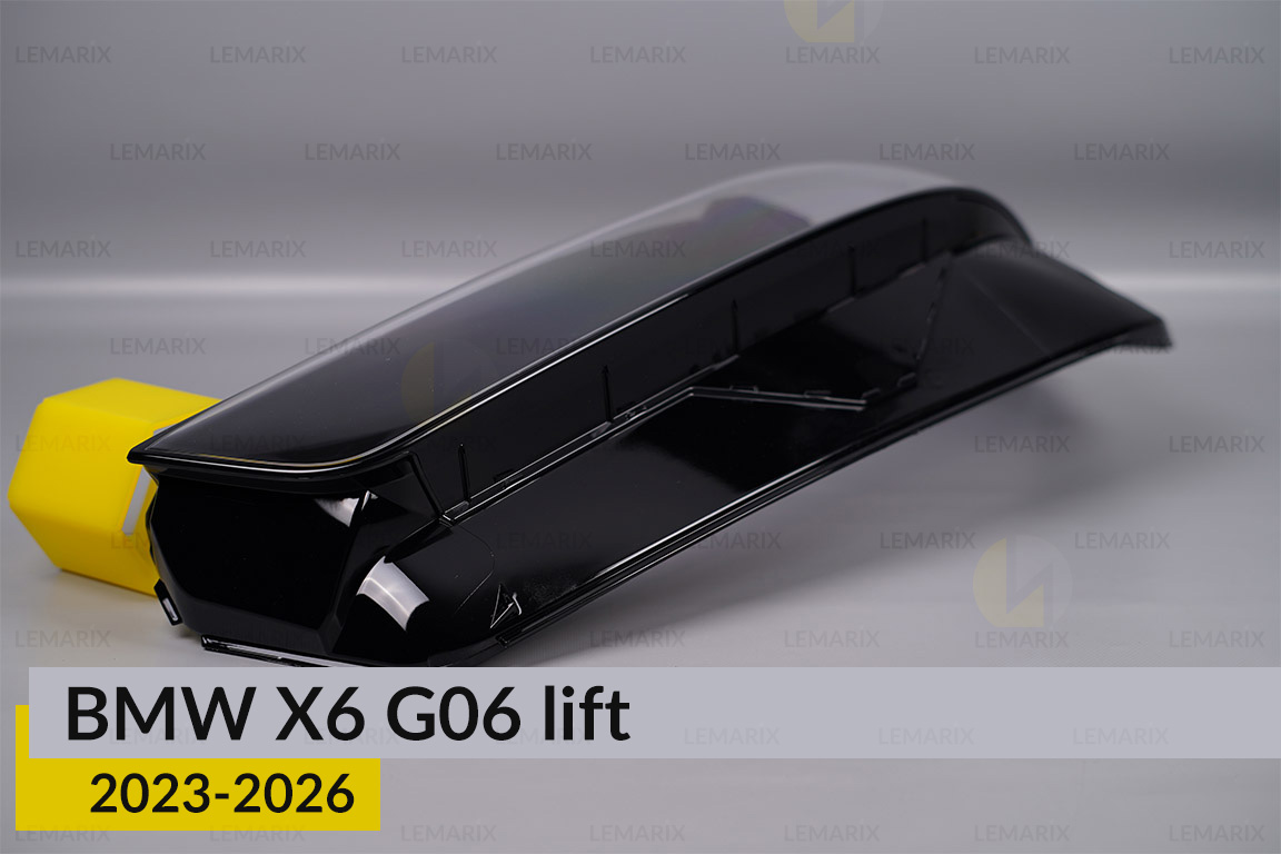 Скло фари BMW X6 G06 (2023-2026) рест ліве