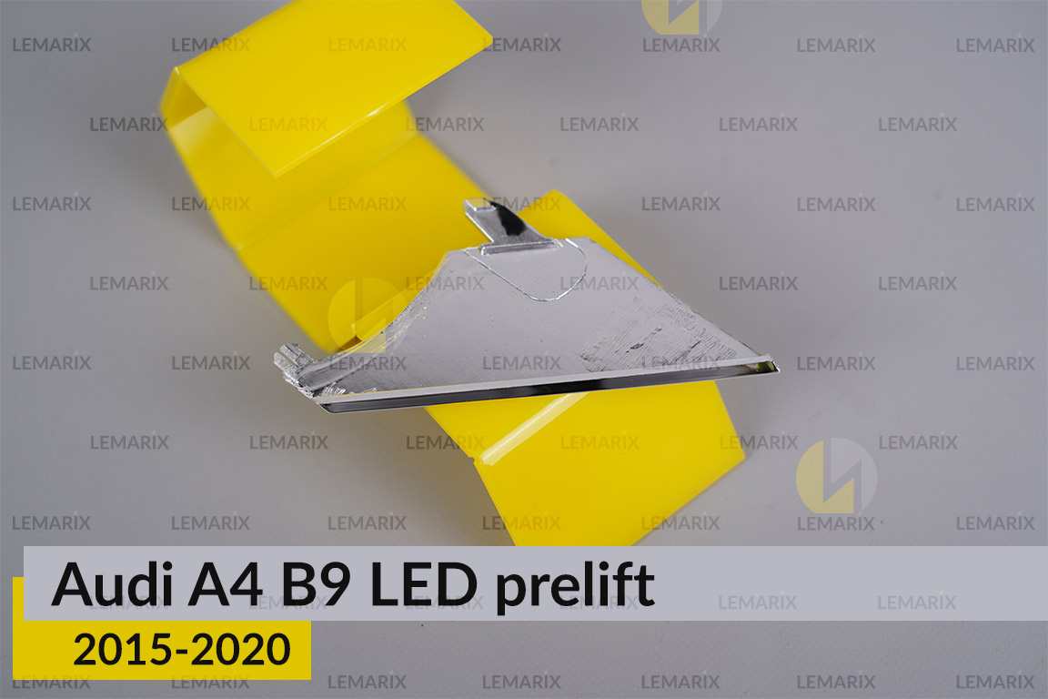 Хромована декоративна маска нижня Audi A4 B9 LED (2015-2020) дорест права