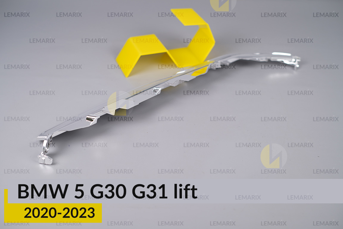 Хромована декоративна маска верхня BMW 5 G30 G31 (2020-2023) рест права