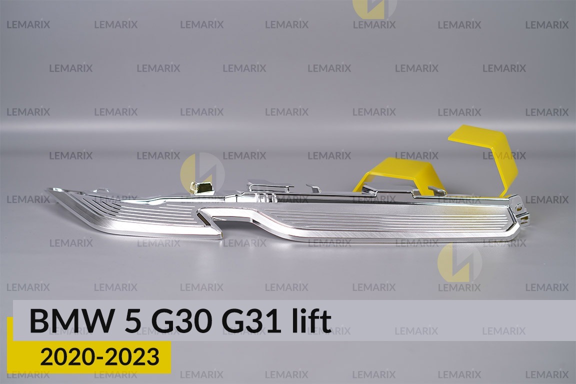 Хромована декоративна маска верхня BMW 5 G30 G31 (2020-2023) рест права