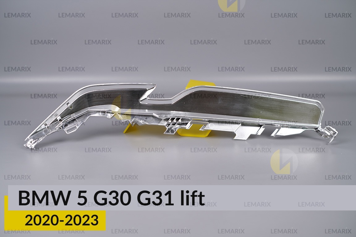 Хромована декоративна маска верхня BMW 5 G30 G31 (2020-2023) рест права