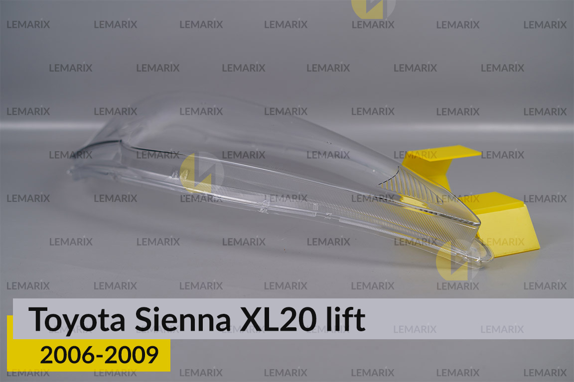 Скло фари Toyota Sienna XL20 (2006-2009) рест праве