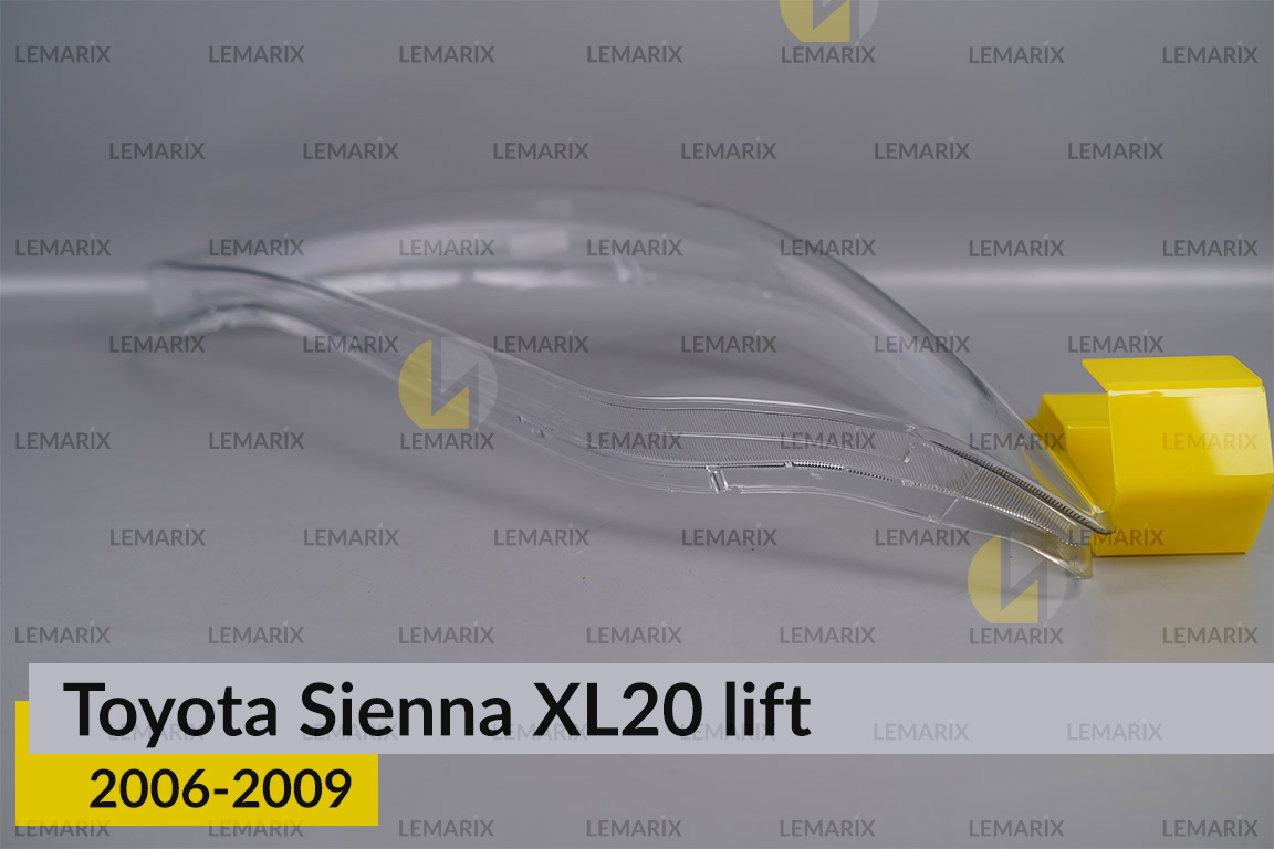 Скло фари Toyota Sienna XL20 (2006-2009) рест праве