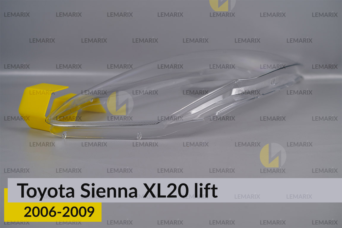 Скло фари Toyota Sienna XL20 (2006-2009) рест праве