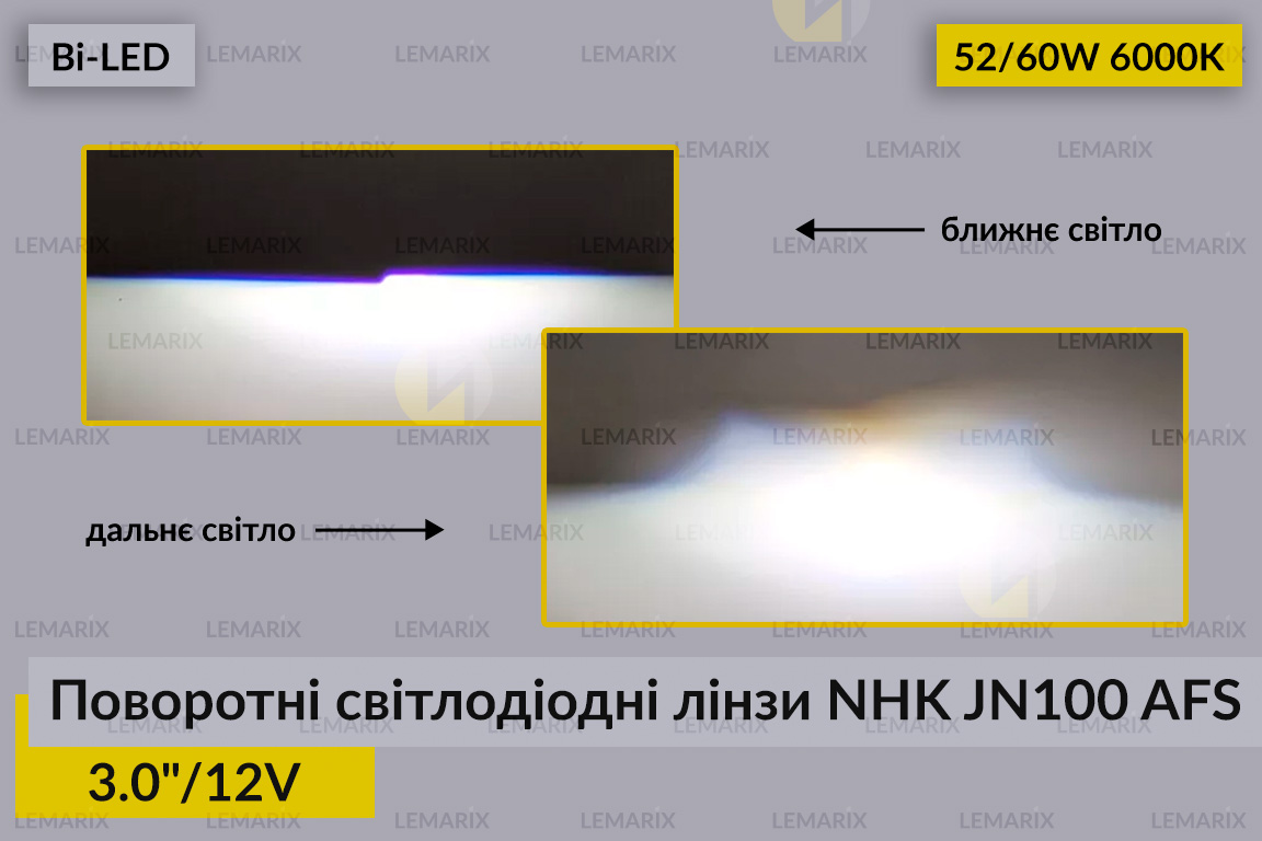 Поворотные светодиодные линзы NHK AFS JN100 3