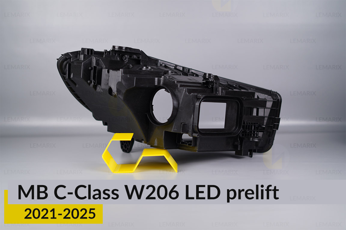 Корпус фари Mercedes-Benz C-Class W206 LED (2021-2025) дорест лівий