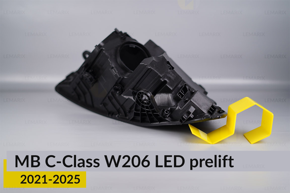 Корпус фари Mercedes-Benz C-Class W206 LED (2021-2025) дорест лівий