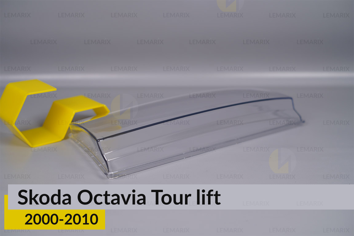 Скло фари Skoda Octavia Tour (2000-2010) рест ліве