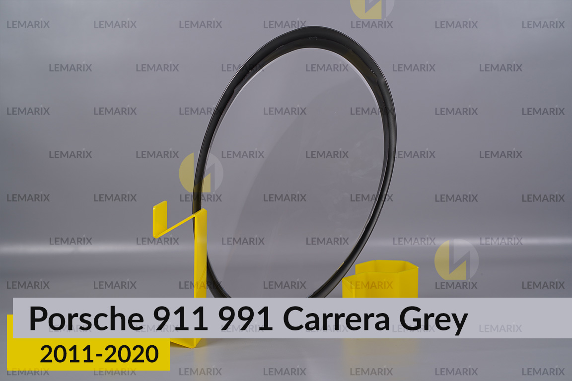 Стекло фары Porsche 911 991 Carrera Grey (2011-2020) правое