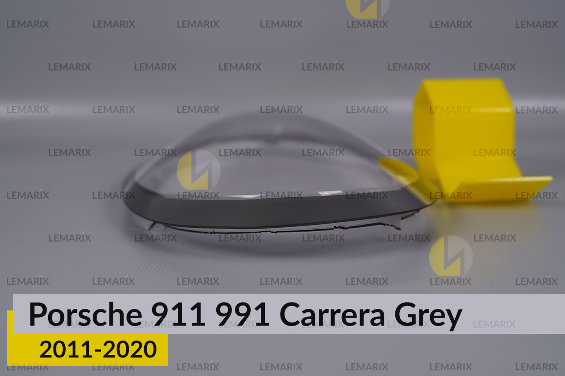 Стекло фары Porsche 911 991 Carrera Grey (2011-2020) правое