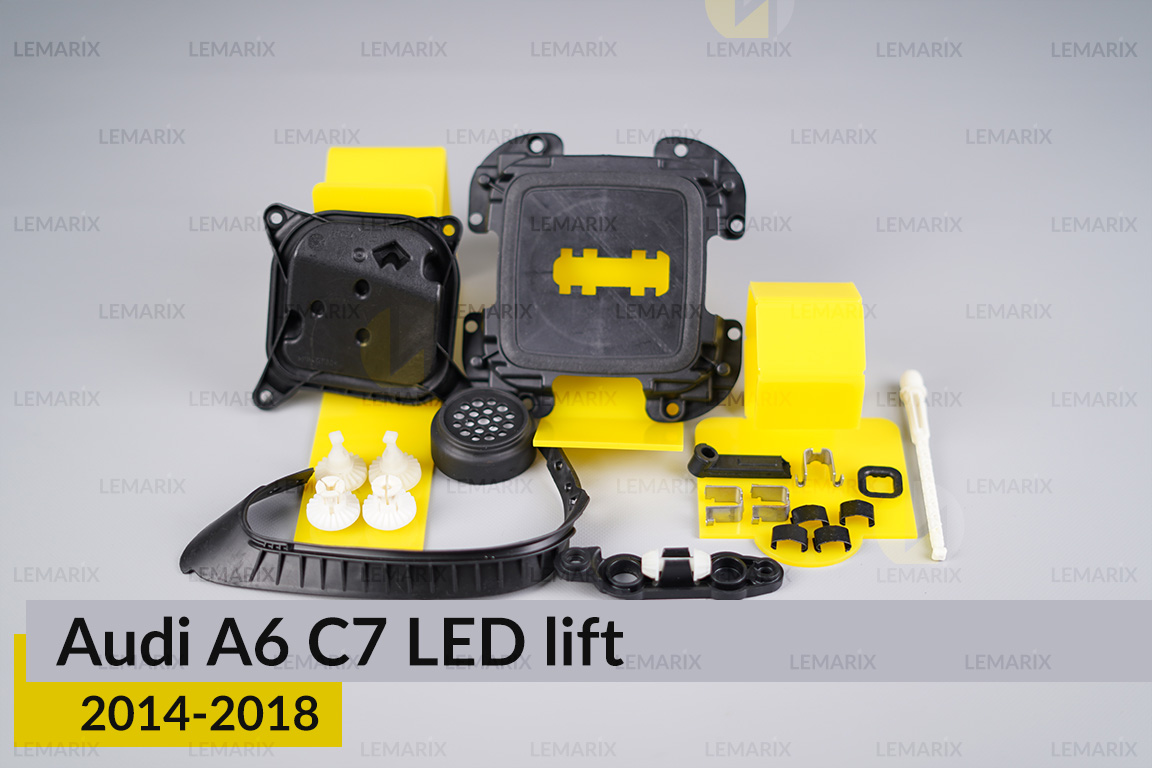 Сервісний комплект корпуса фар Audi A6 C7 LED (2014-2018) рест лівий