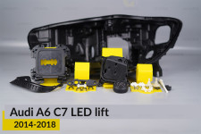 Сервісний комплект корпуса фар Audi A6 C7 LED (2014-2018) рест лівий