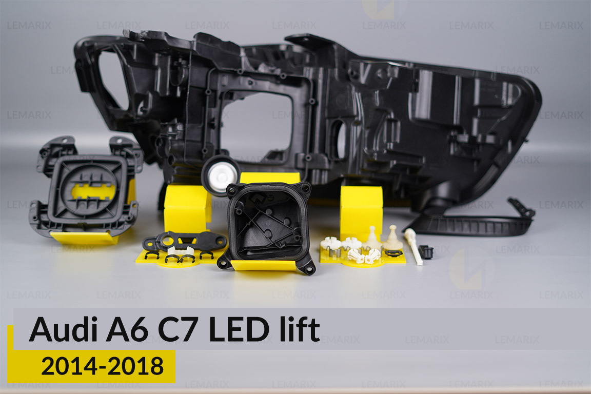 Сервісний комплект корпуса фар Audi A6 C7 LED (2014-2018) рест лівий