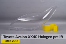 Скло фари Toyota Avalon XX40 Halogen (2012-2015) дорест ліве