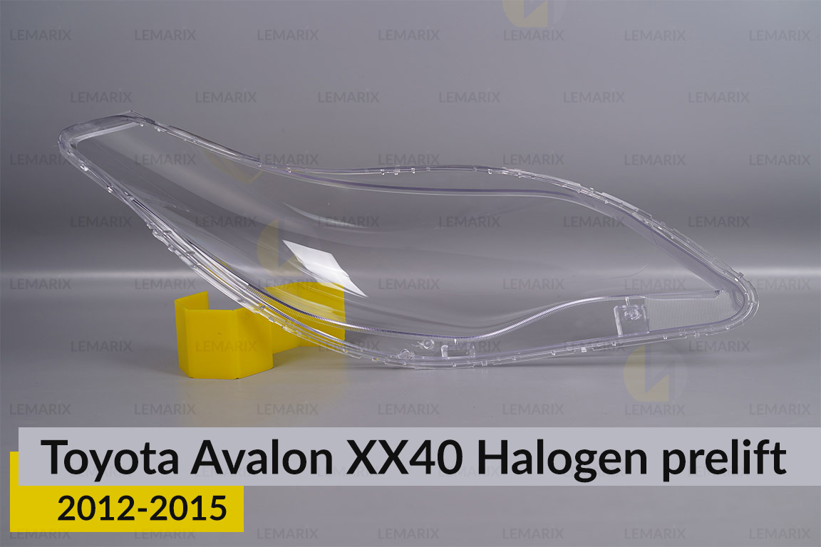 Скло фари Toyota Avalon XX40 Halogen (2012-2015) дорест ліве