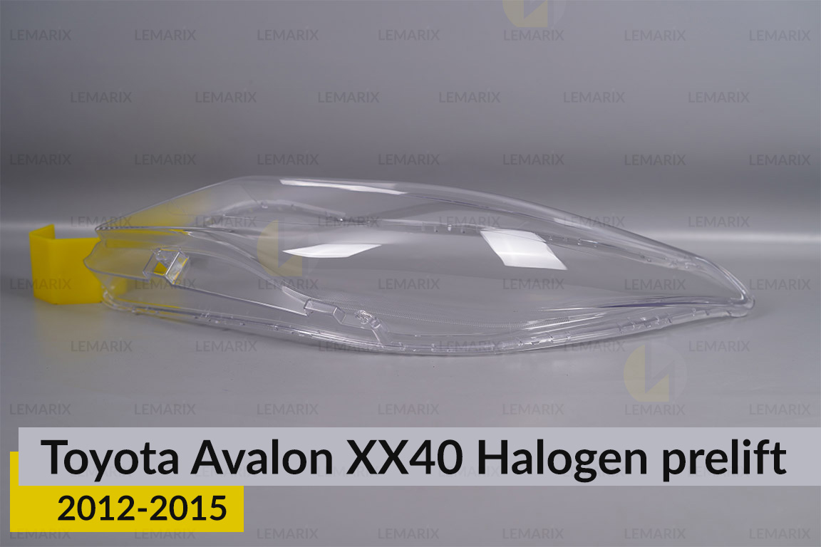Скло фари Toyota Avalon XX40 Halogen (2012-2015) дорест ліве