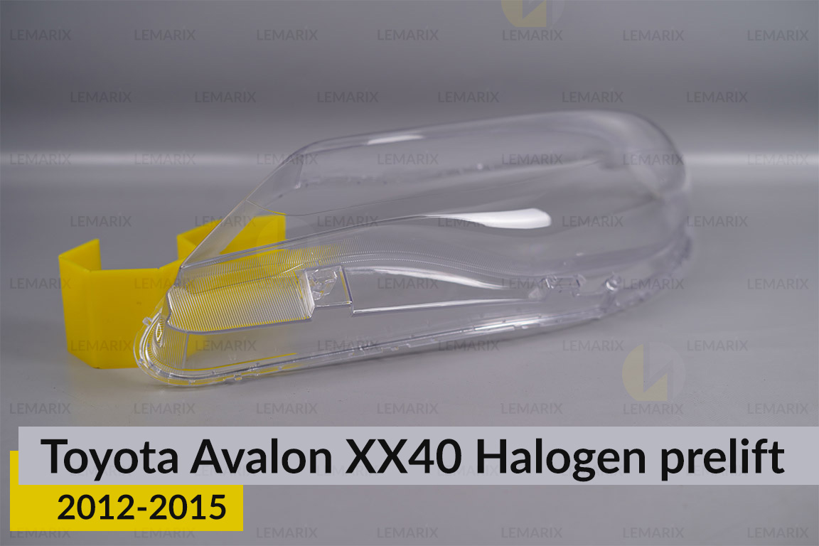 Скло фари Toyota Avalon XX40 Halogen (2012-2015) дорест ліве