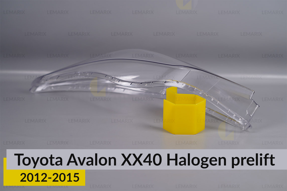 Скло фари Toyota Avalon XX40 Halogen (2012-2015) дорест ліве
