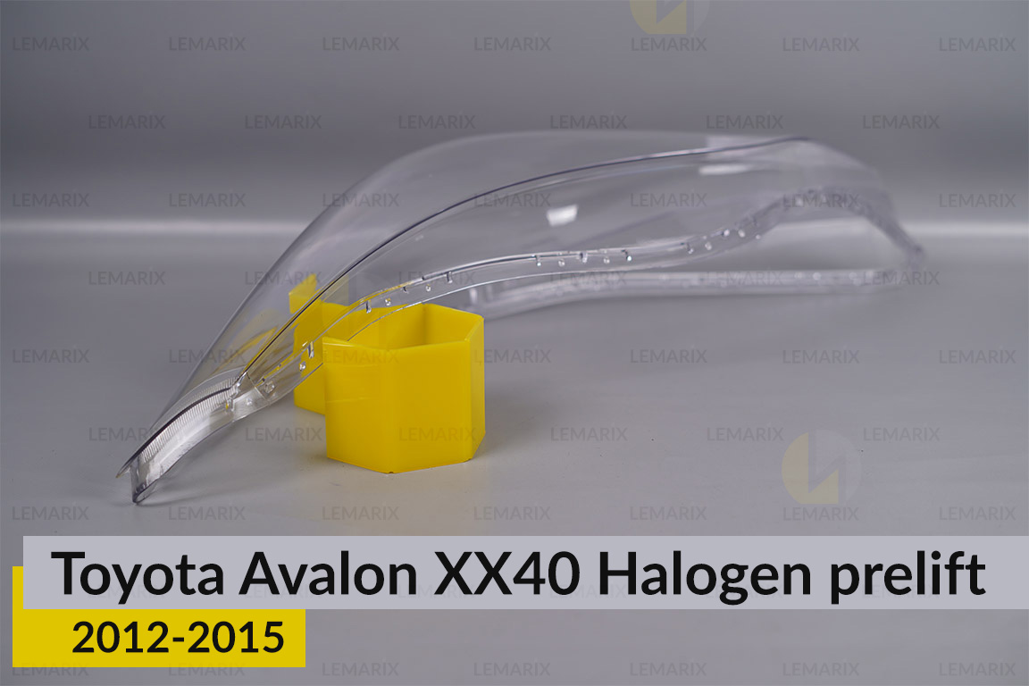 Скло фари Toyota Avalon XX40 Halogen (2012-2015) дорест ліве