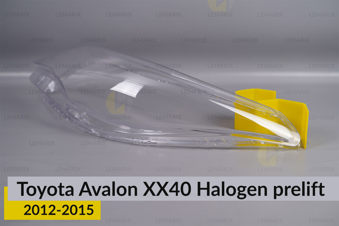 Скло фари Toyota Avalon XX40 Halogen (2012-2015) дорест ліве