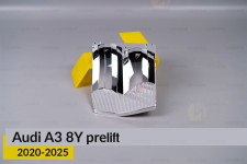 Хромированный абажур внутренний Audi A3 8Y (2020-2025) дорест правый