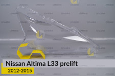 Скло фари Nissan Altima L33 (2012-2015) дорест праве