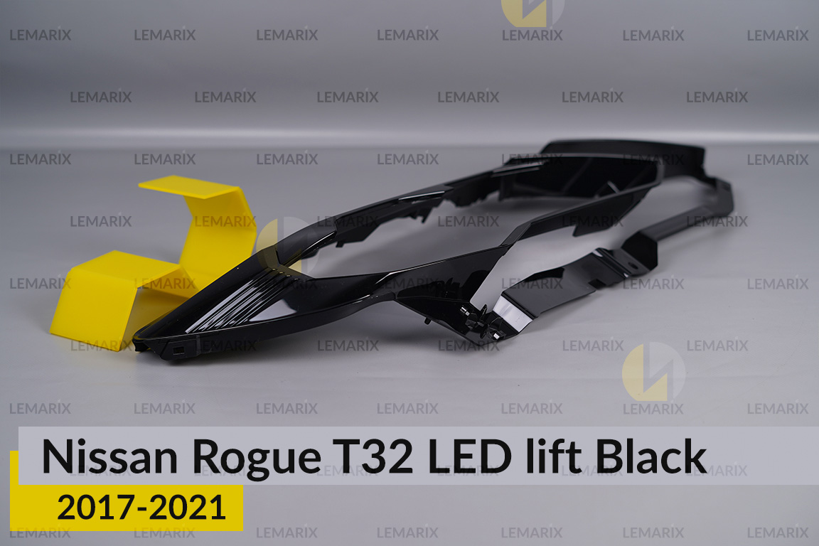 Декоративна маска зовнішня Nissan Rogue T32 LED Black (2017-2021) рест права