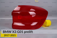 Скло заднього ліхтаря зовнішнє в крилі BMW X3 G01 (2017-2021) дорест праве